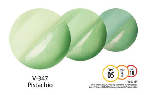 AMACO Velvet Underglaze V-347 - Pistachio - 2 fluid oz.